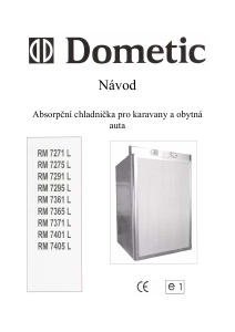 Manuál Dometic RM 7271 L Lednice