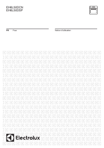 Mode d’emploi Electrolux EH6L50DCN Cuisinière