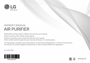 Manual LG PH-U451WN Air Purifier