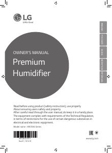 Handleiding LG HW306E0 Luchtbevochtiger