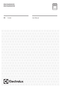 Handleiding Electrolux EKC54553OW Fornuis