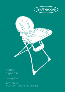 Manual Mothercare Atlanta Baby High Chair