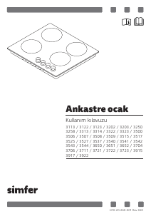 Kullanım kılavuzu Simfer 3704 Ocak