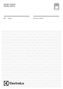 Manual Electrolux EKG61102OW Aragaz