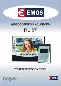 Instrukcja EMOS RL 57 Domofon