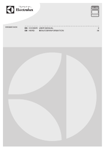 Manual Electrolux EKI6451AOX Range