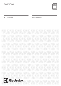 Mode d’emploi Electrolux EKI6779TOX Cuisinière