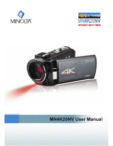 Manual Minolta MN4K20NV Camcorder