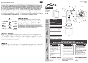 Manual Hunter 19144 Devon Park Lamp