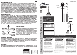 Manual Hunter 19251 Cypress Grove Lamp