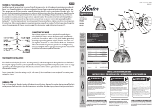 Mode d’emploi Hunter 19254 Cypress Grove Lampe