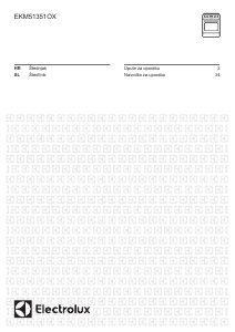 Priručnik Electrolux EKM51351OX Raspon
