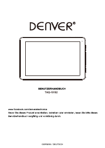 Bedienungsanleitung Denver TAQ-10182 Tablet