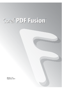 Manual Corel PDF Fusion