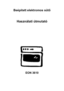 Használati útmutató Electrolux EON3610X Tűzhely
