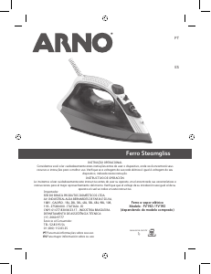 Manual Arno FV1920B3 Steamgliss Ferro