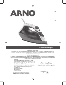 Manual Arno FV1930B3 Steamgliss Ferro