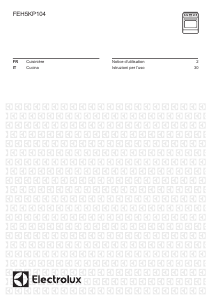 Mode d’emploi Electrolux FEH5KP104 Cuisinière