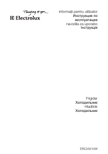 Manual Electrolux ERC25010W Frigider