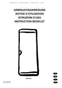 Bedienungsanleitung Electrolux ERC3200 Kühlschrank