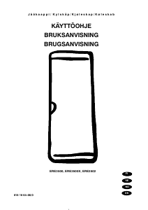 Brugsanvisning Electrolux ERE3500X Køleskab