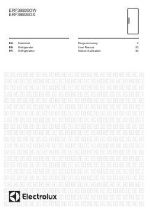 Mode d’emploi Electrolux ERF3869SOW Réfrigérateur