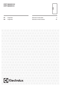 Manual de uso Electrolux ERF3869SOX Refrigerador