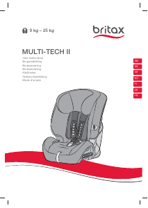 Brugsanvisning Britax-Römer Multi-Tech II Autostol