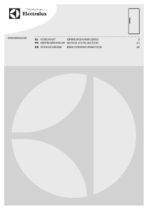 Mode d’emploi Electrolux ERG3094AOW Réfrigérateur