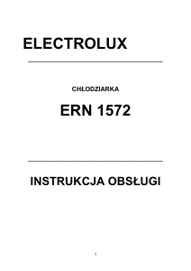 Instrukcja Electrolux ERN1572 Lodówka