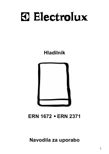 Priročnik Electrolux ERN1672 Hladilnik