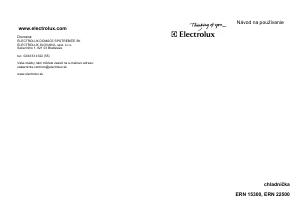 Návod Electrolux ERN22500 Chladnička