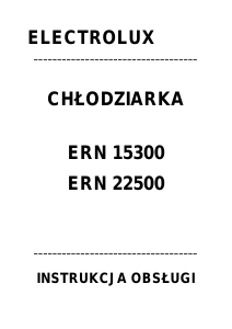 Instrukcja Electrolux ERN22500 Lodówka