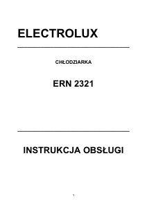 Instrukcja Electrolux ERN2321 Lodówka