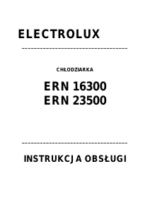 Instrukcja Electrolux ERN23500 Lodówka