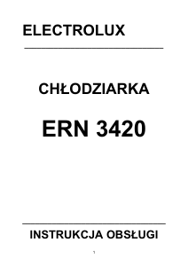 Instrukcja Electrolux ERN3420 Lodówka