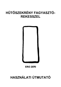 Használati útmutató Electrolux ERO2070 Hűtőszekrény