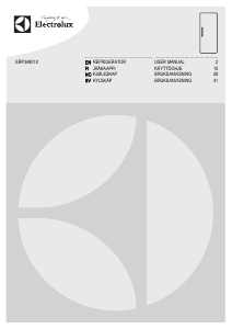 Bruksanvisning Electrolux ERP34901X Kjøleskap