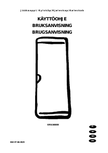 Brugsanvisning Electrolux ERS3400X Køleskab