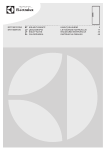 Rokasgrāmata Electrolux ERT1506FOW Ledusskapis