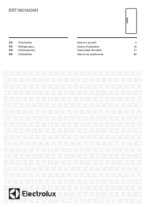 Mode d’emploi Electrolux ERT1601AOW3 Réfrigérateur