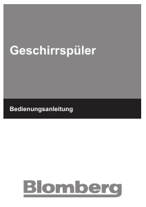 Bedienungsanleitung Blomberg GIN 2215 X Geschirrspüler