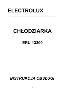 Instrukcja Electrolux ERU13300 Lodówka