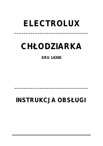 Instrukcja Electrolux ERU14300 Lodówka