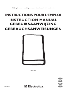 Mode d’emploi Electrolux ERU14400 Réfrigérateur