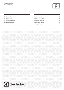 Rokasgrāmata Electrolux ERW0670A Ledusskapis