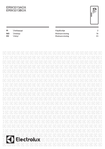 Käyttöohje Electrolux ERW3313AOX Jääkaappi