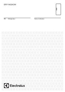 Mode d’emploi Electrolux ERY1402AOW Réfrigérateur