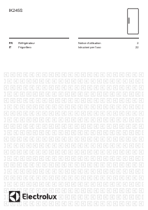 Manuale Electrolux IK245SL Frigorifero