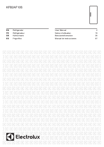 Mode d’emploi Electrolux KFB2AF10S Réfrigérateur